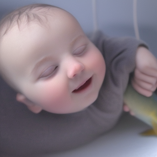 

Une image montrant un bébé souriant tenant une bouteille d'huile de poisson, symbolisant l'importance du DHA pour les bébés et leur santé