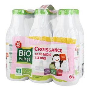 Lait de Croissance Bio : lait infantile bio 3ème âge pour bébé