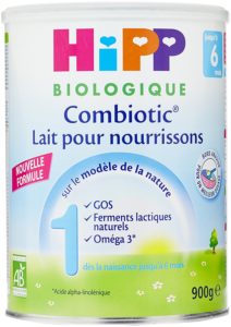 Lait pour bébé Hipp Combiotic 1 : avis, prix, composition, conseil