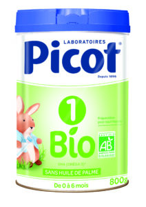 Lait pour bébé Picot 1 Bio : avis, prix, composition, conseil